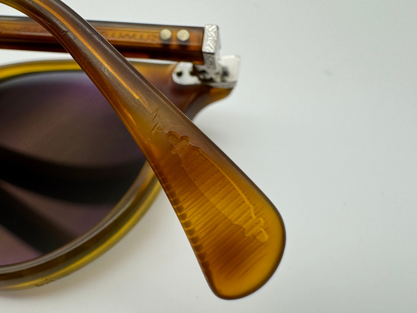 Oliver Peoples DELRAY 48mm OV 5314 SU Matte Havana Indigo Photochromic Preowned