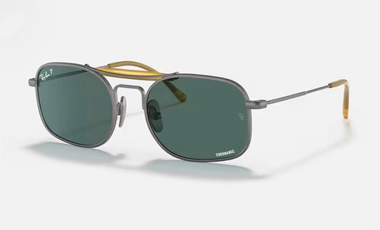 Ray-Ban Titanium RB 8062 Matte Gray / Light Blue Classic Chromance Polarized 92083R Japan NEW