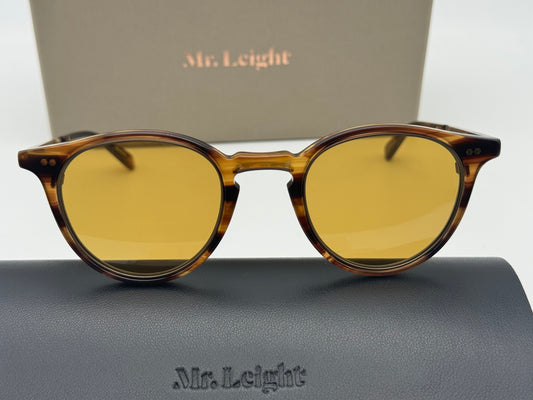 Mr. Leight Marmont II s 48mm Havana / Brown CR39 AR Lens NEW