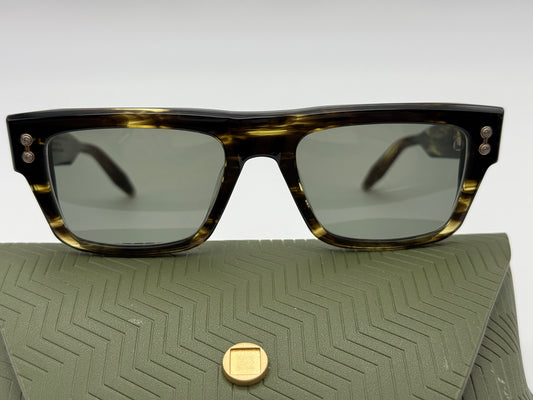 Akoni LEO 54mm Dark Tortoise/ G 15 Titanium Acetate Preowned Japan