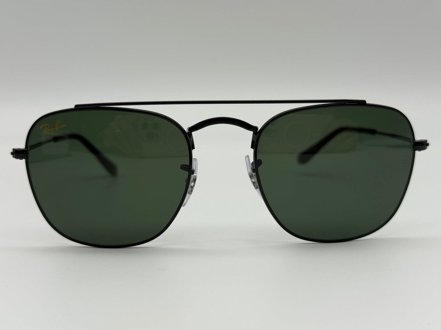 Ray-Ban RB 3557 51mm Black / G 15 Glass Lens Italy NEW