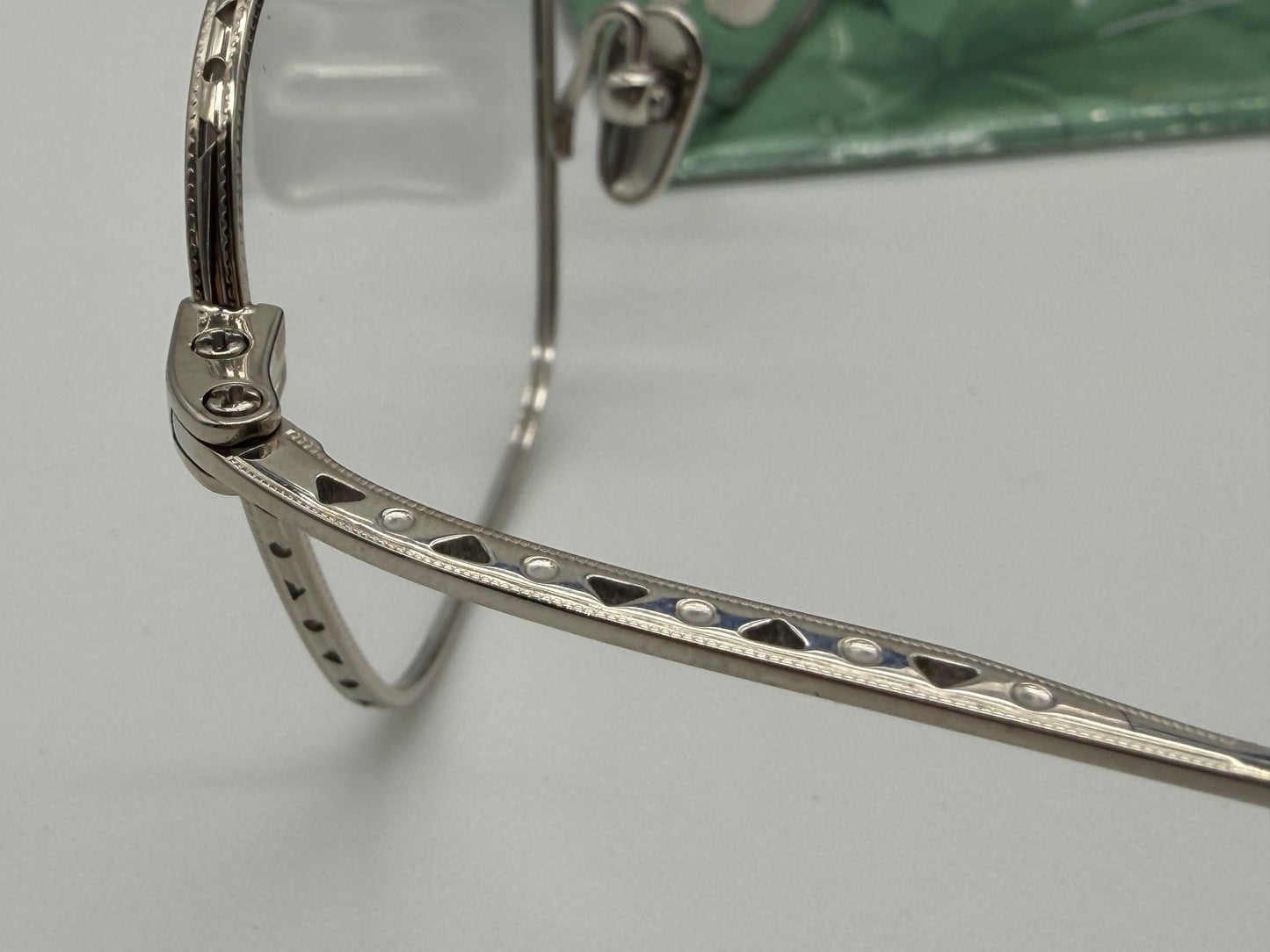 Maui Jim MJ02722-17 48mm Shiny Silver Titanium Small Metal Eyeglasses Demo Lens NEW
