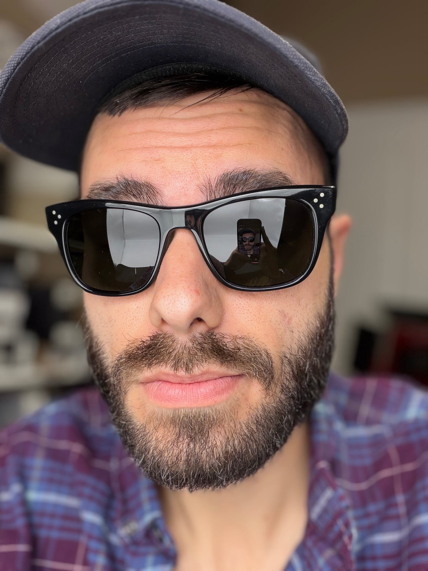 Oliver Peoples Jack Huston 52mm Black / Midnight Express Polarized VFX Glass Lenses OV 5302 1005P1 Italy Preowned