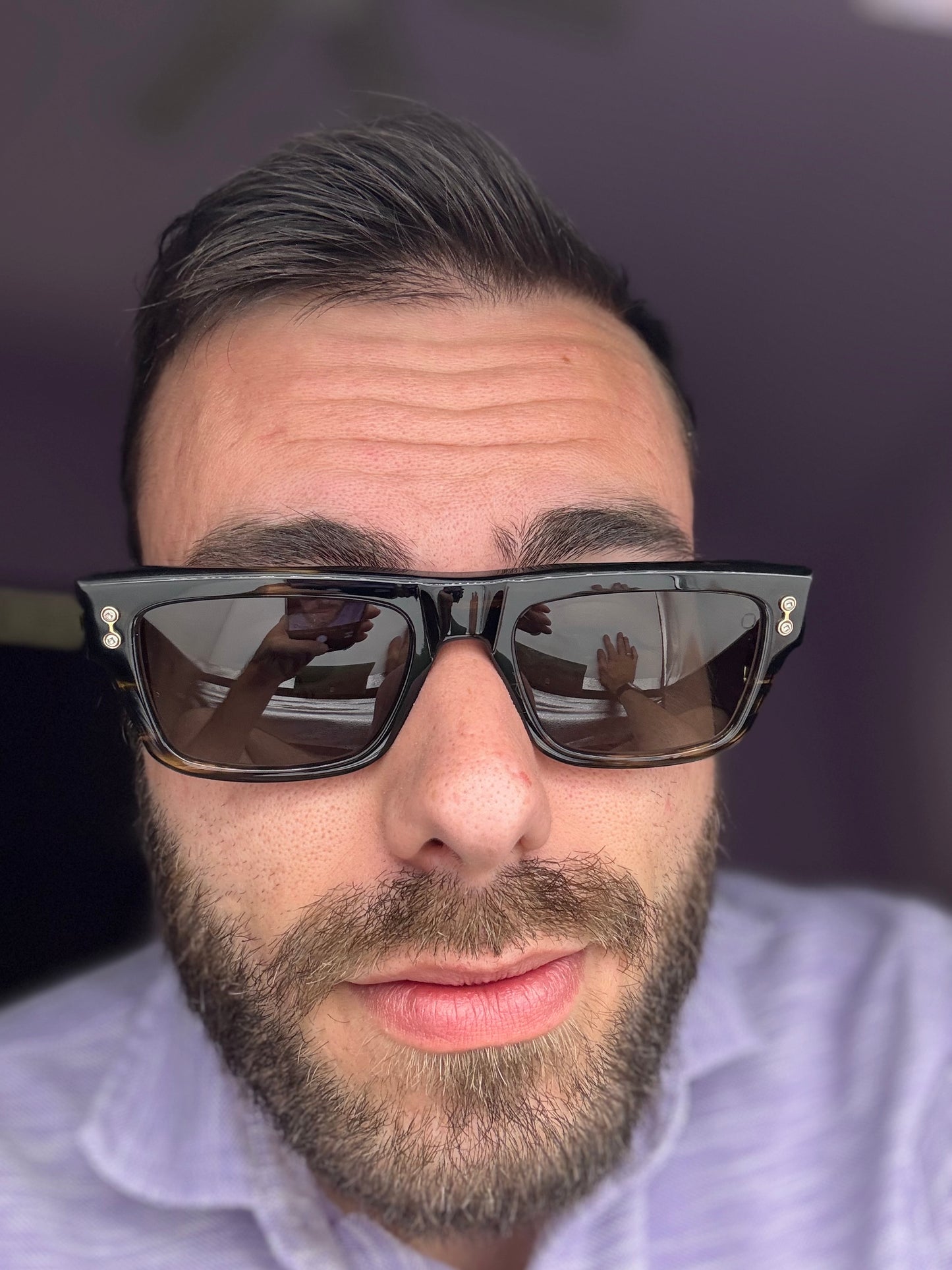 Akoni LEO 54mm Dark Tortoise/ G 15 Titanium Acetate Preowned Japan