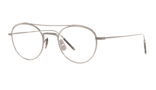 Oliver Peoples TK 2 Takumi 47mm Eyeglasses OV 1275 5254 Silver Japan NEW