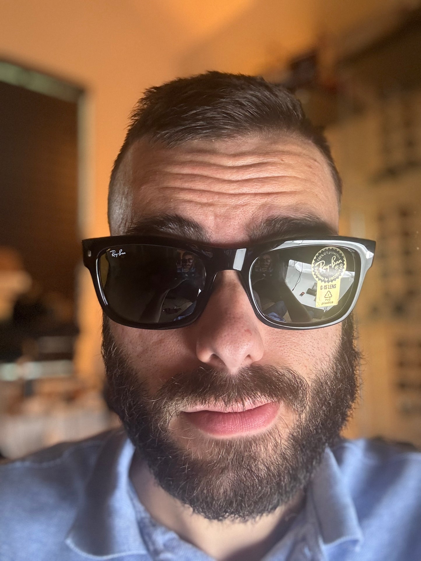 Ray-Ban RB 4428 56mm Black / G15 601 /31 NEW