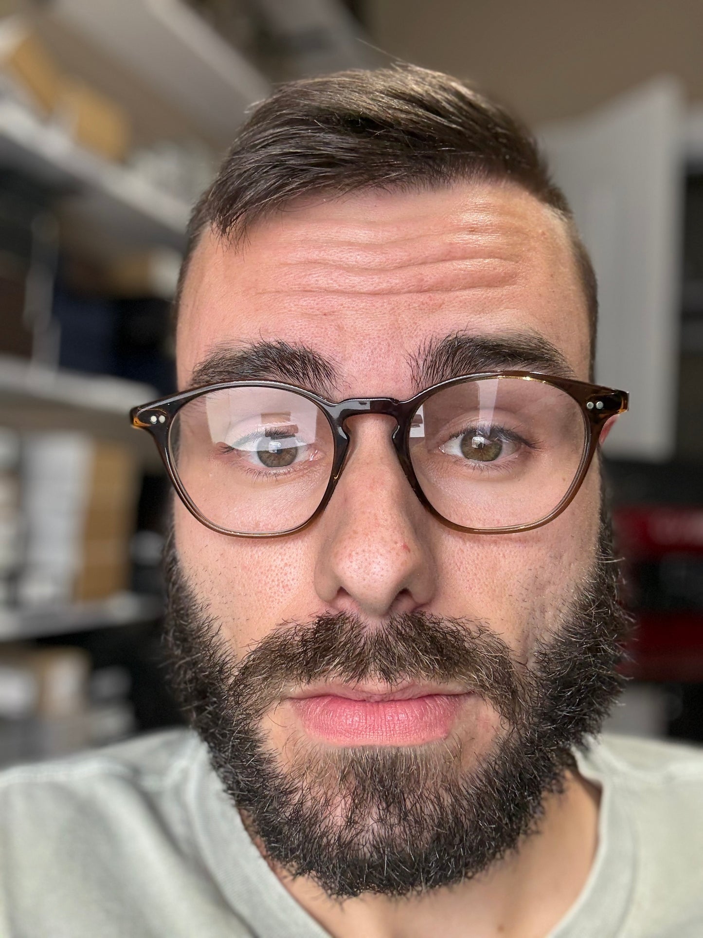 Oliver Peoples Ronne 48mm Eyeglasses OV 5533 1770 Espresso YTB Italy