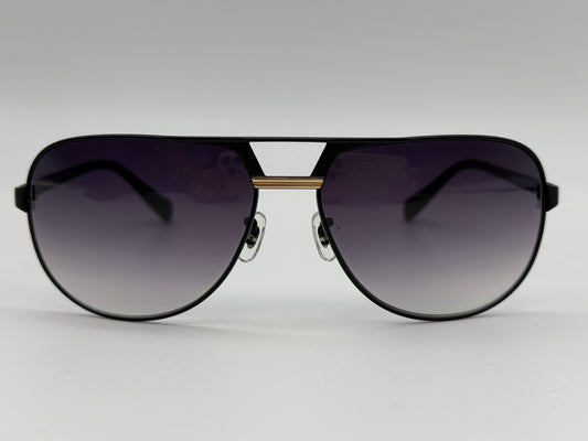 Oliver Peoples Kenton 61mm Matte Black / Gold - Gray Gradient Japan Open Box