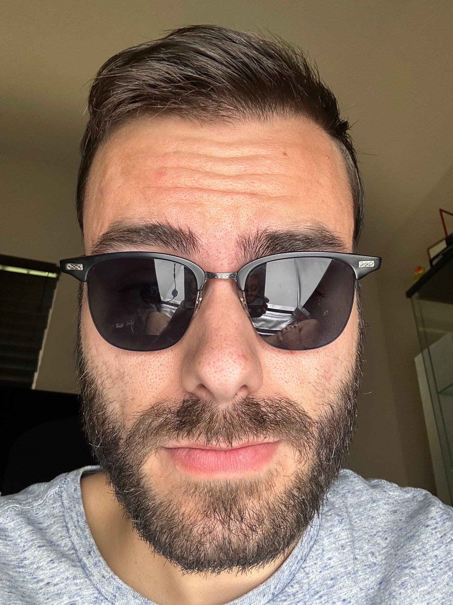 Oliver Peoples Executive I OV 1172 ST 1465/4 48mm Titanium Limited Edition Japan Preowned