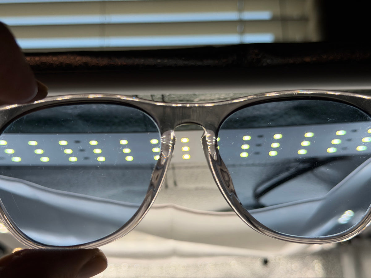 Oliver Peoples Daddy B 58mm Workman Grey / Custom Blue Lens OV 5091 Italy Preowned