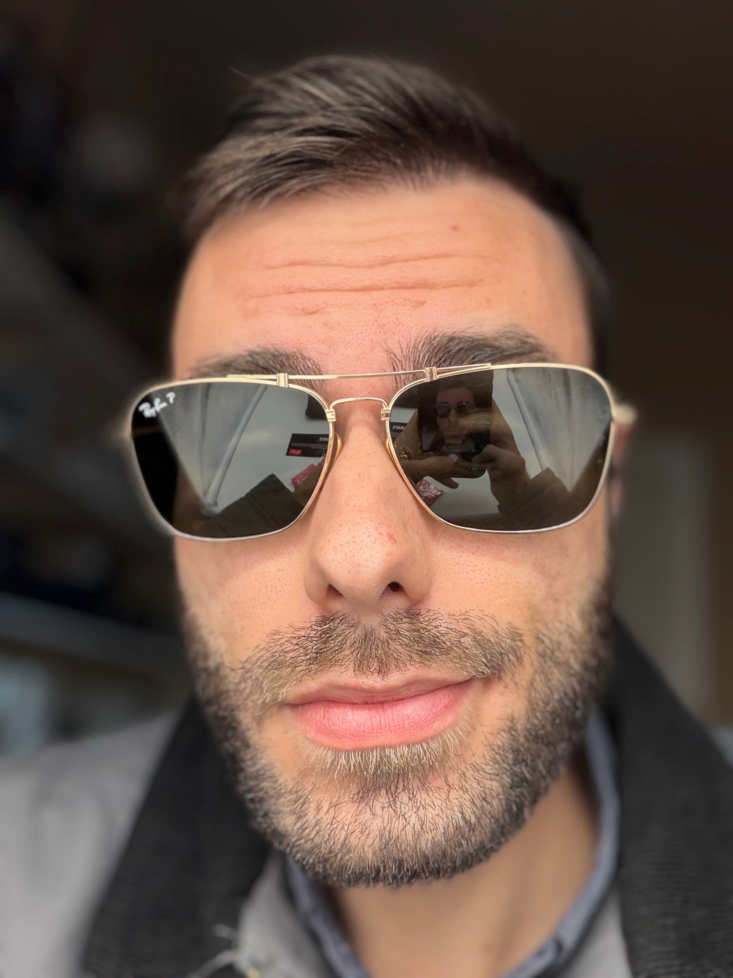 Ray-Ban Caravan Titanium 58mm 23K Gold Plated Frames / Polarized Glass Lens RB 8136 9143 Made in Japan NEW