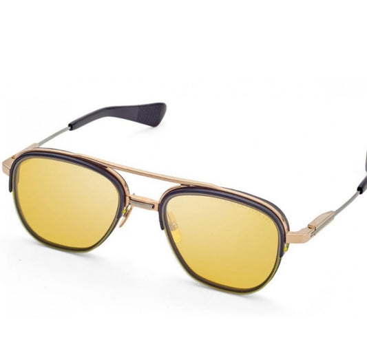 DITA Rikton 54mm Type 402 BROWN WITH PHOTOCHROMATIC AMBER Black Gold DTS117-54-01-Z Japan