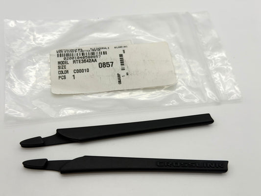 Oakley Crosslink Sweep NEW Authentic OEM Parts Black Rubber Ear Socks