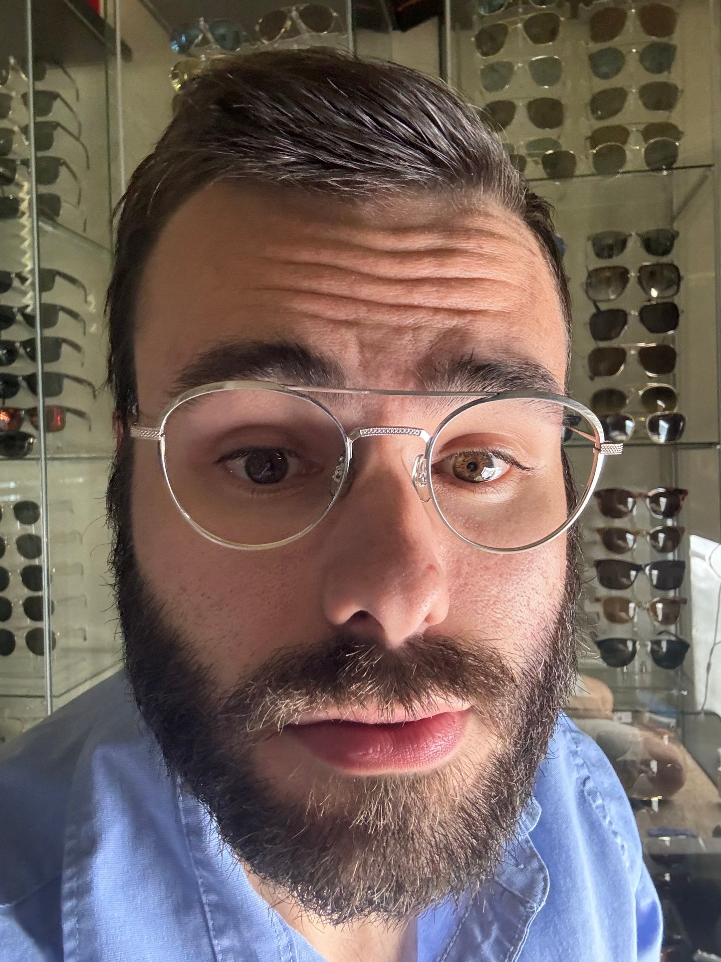 Oliver Peoples TK 2 Takumi 47mm Eyeglasses OV 1275 5254 Silver Japan NEW