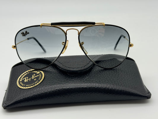 Ray-Ban Precious Metals Outdoorsman 58mm W0555 Gold / Black Photochromic Vintage B&L