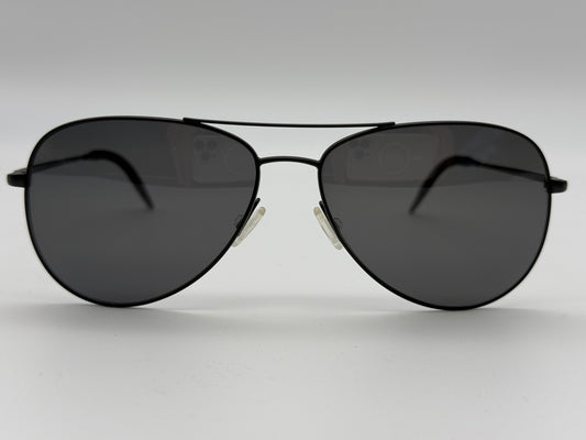OLIVER PEOPLES KANNON Aviator 59mm OV1191S 5062/K8 VFX+ POLARIZED BLACK AUTHENTIC ITALY USED