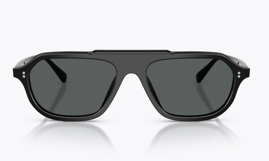 Oliver Peoples Estin 58mm Black Acetate / Midnight Express Polarized Crystal Lens Japan Preowned
