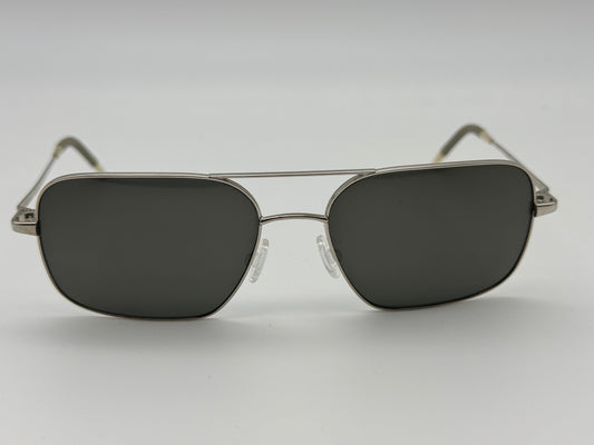 Oliver Peoples Victory 58mm Silver VFX Polarized Twenty Years Japan Rare Preowned