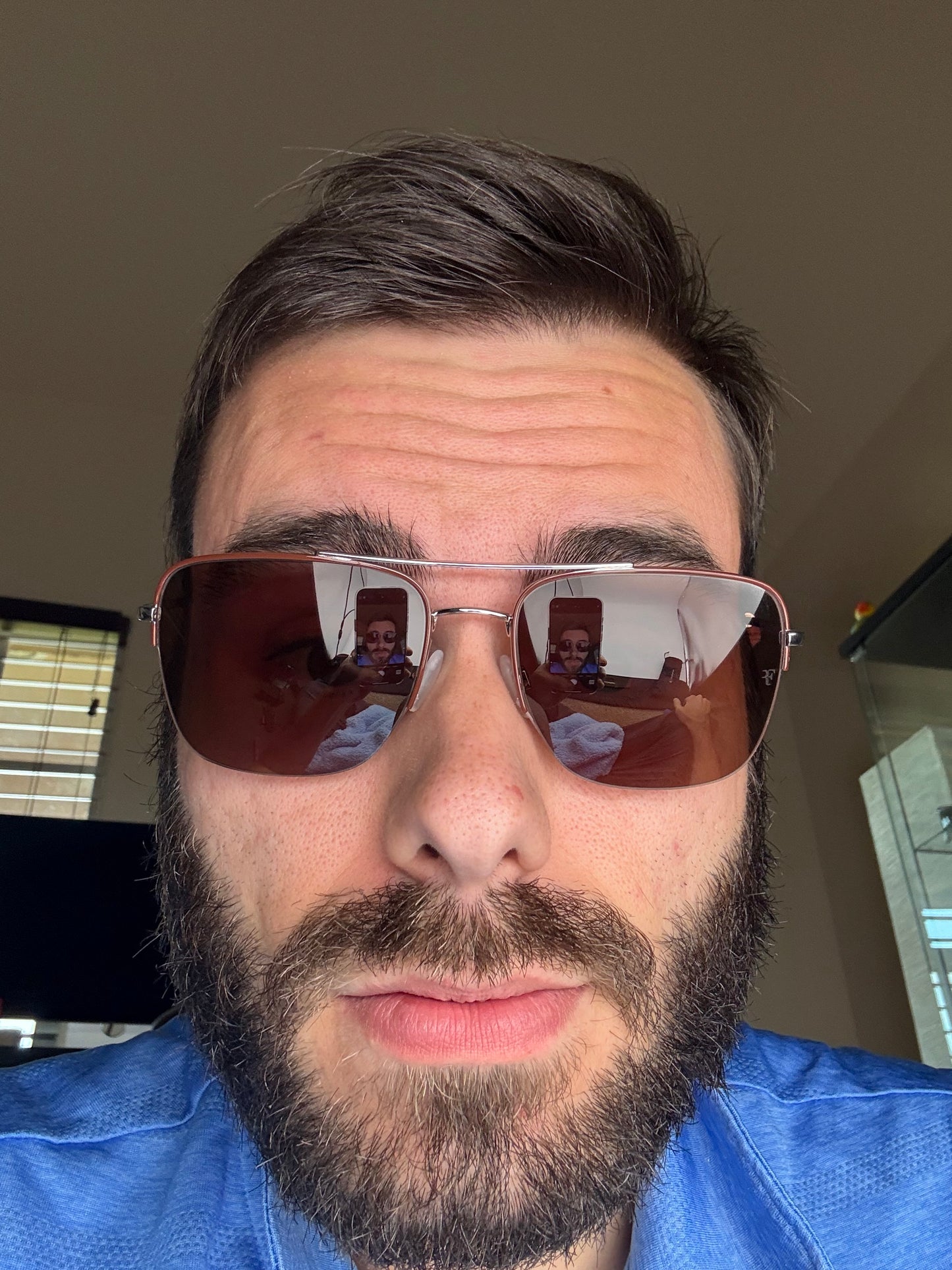 Oliver Peoples R-2 56mm Roger Federer Collection OV 1343 Brick Silver / Sierra Italy Preowned