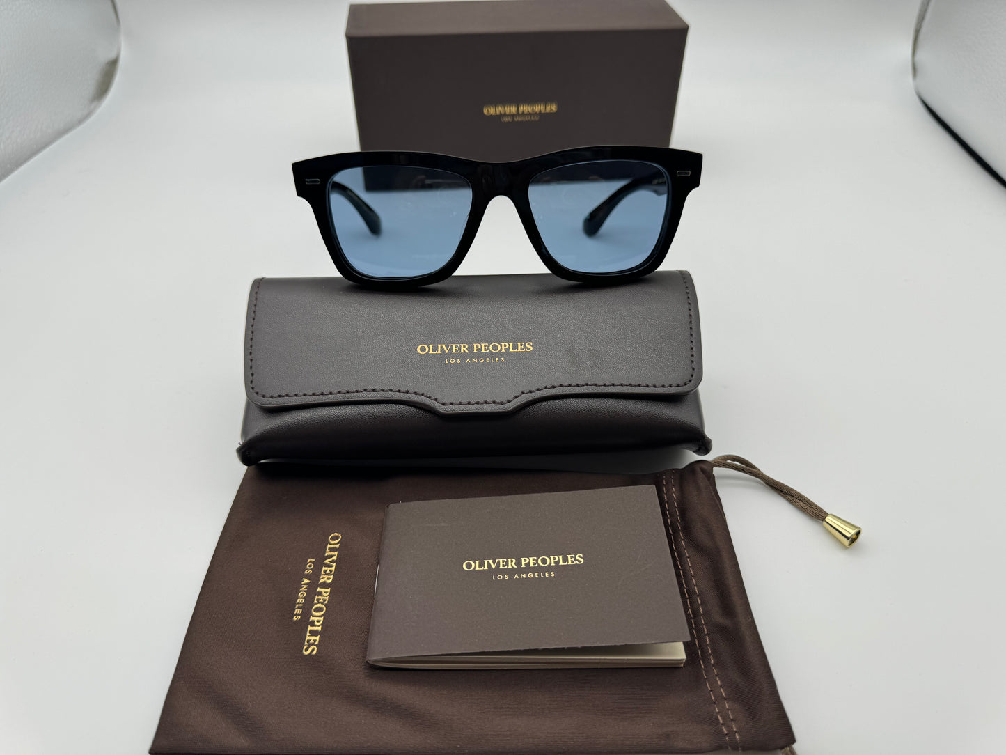 Oliver Peoples Oliver Sun F 52mm OV 5393 SF BLACK COBALTO Japan NEW