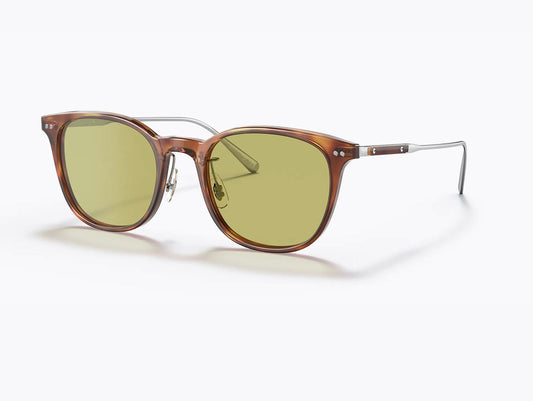 Oliver Peoples Gerardo 51mm OV 5482S 14084C Vintage LBR/Brushed Silver Green Photochromic Vintage Sunglasses Missing Box