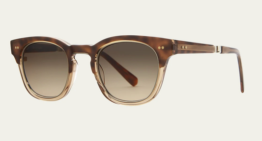 MR. LEIGHT HANALEI II 45mm TOPL 12KG / DCHG Topaz Laminate 12k White Gold Japan NEW