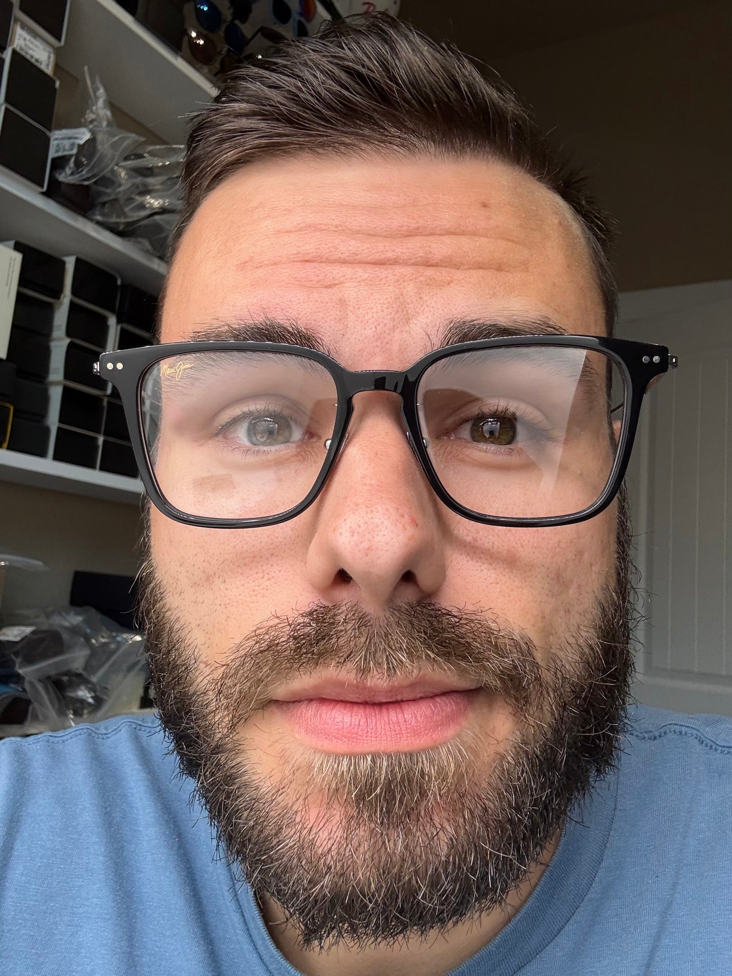 Maui Jim 50mm MJ 2237 Titanium Eyeglasses