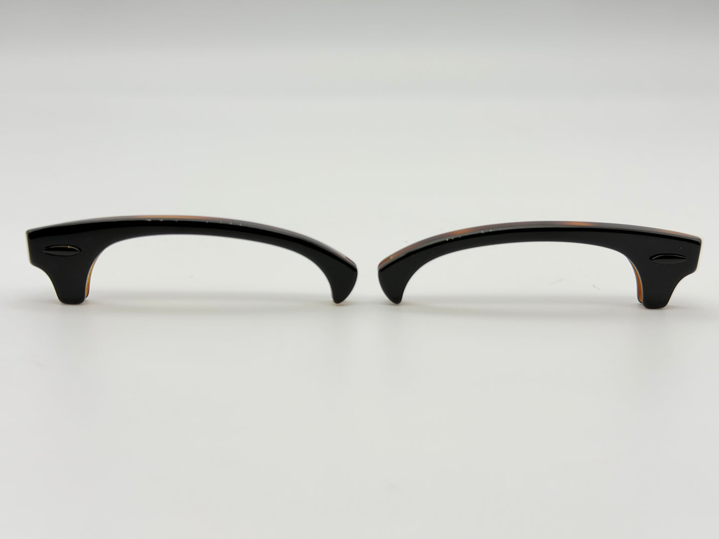 Ray Ban Clubmaster Replacement Browbar 51mm Dark Tortoise / Black Metal Accents