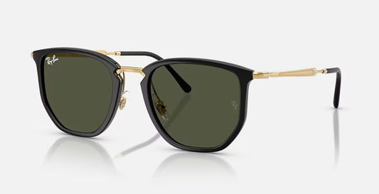 Ray-Ban RB 4451 53mm Black Gold / G 15 Glass Lens 630631 NEW