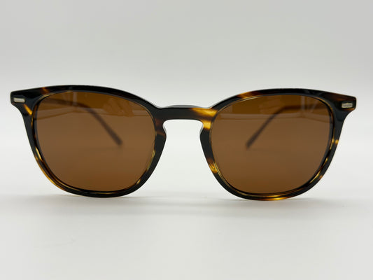 Oliver Peoples Heaton 51mm Cocobolo / Brown Polarized OV 5364SU 1003N9 Itlay Preowned