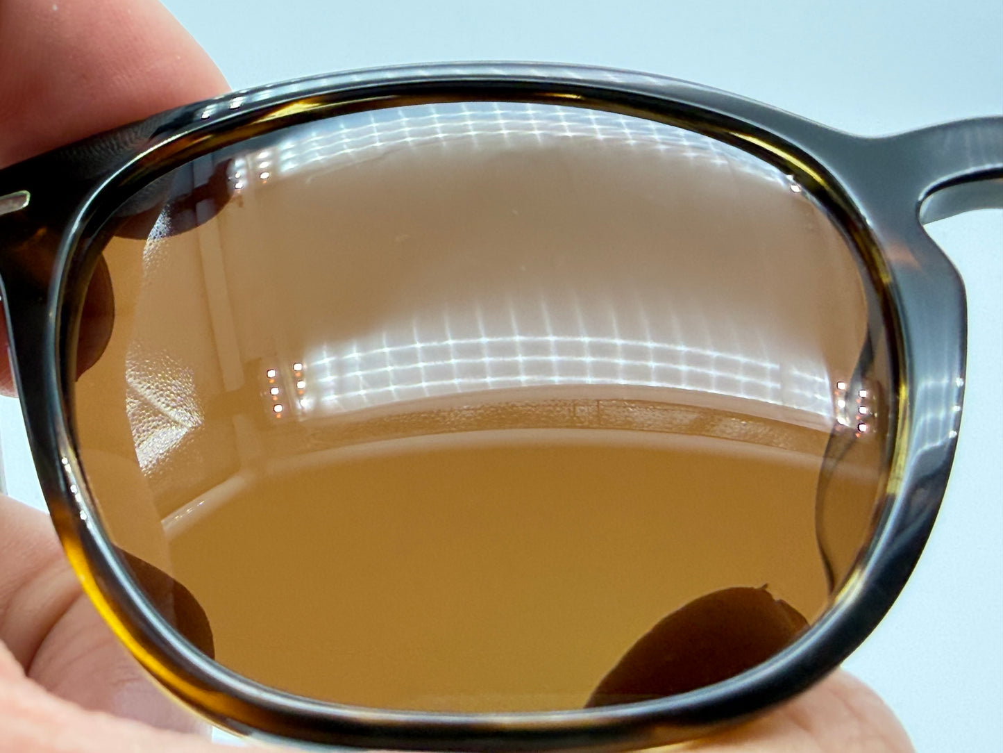 Oliver Peoples Heaton 51mm Cocobolo / Brown Polarized OV 5364SU 1003N9 Itlay Preowned