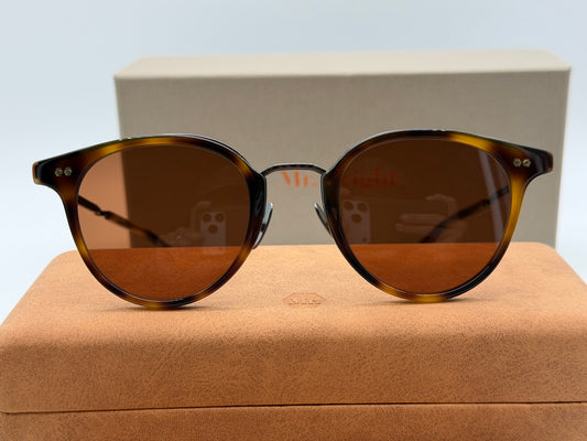 Mr. Leight Marmont Combo 46mm Yellowjacket Tortoise / Molasses ML4038-46-YJKT-ATGMO Japan NEW
