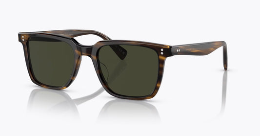 Oliver Peoples Lachman 50mm Bark / G-15 Polarized OV 5419 SU 1677P1 Italy Preowned