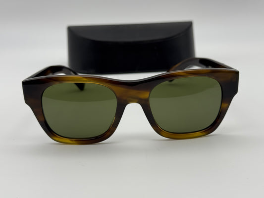 Oliver Peoples Keenan 51mm Bark / Green G-15 OV 5418 167752 Preowned