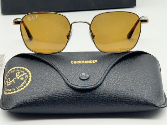 Ray-Ban RB 3664 ch Bronze/ Brown Polarized Chromance 121/BB ITALY NEW