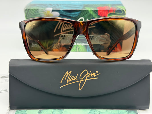 MAUI JIM CRUZEM 57mm Tortoise HCL Bronze Polarized H864-10