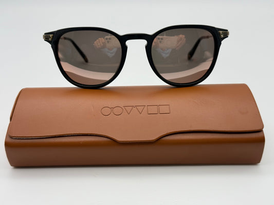 Oliver Peoples Ennis 48mm OV 5264 Black / Rose Gold Lens Italy READ Description
