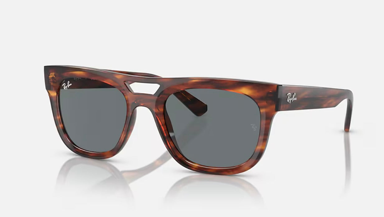 Ray-Ban Phil 54mm Bio Based RB 4426 Stripped Havana Dark Blue