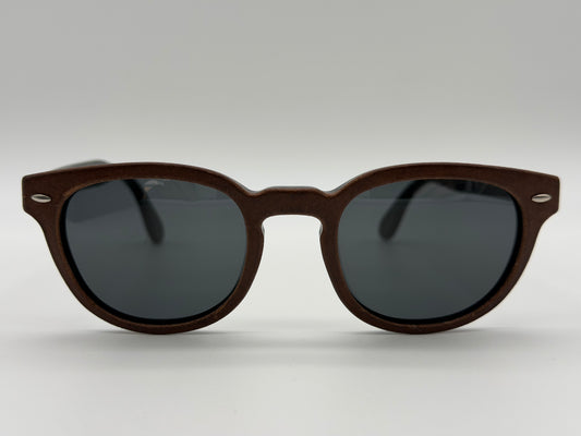 Oliver Peoples BERLUTI Sheldrake Leather 49mm OV5036Q Black Brown 160387 Italy Preowned