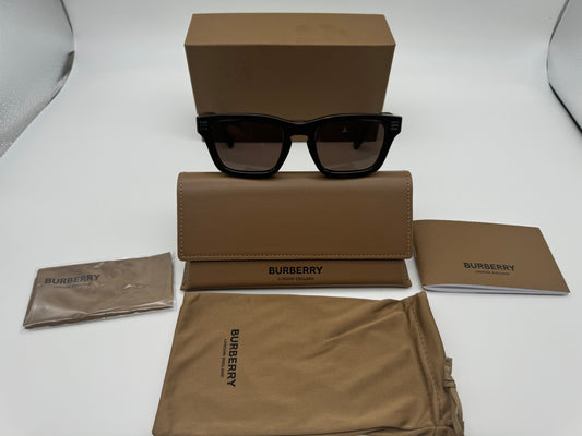 Burberry BE 4403 F 51mm Dark Havana / Dark Brown 300273 Italy Open Box