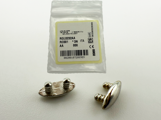 Ray Ban RB 2132 New Wayfarer Silver Replacement Front Side Icon Logo Authentic OEM Parts