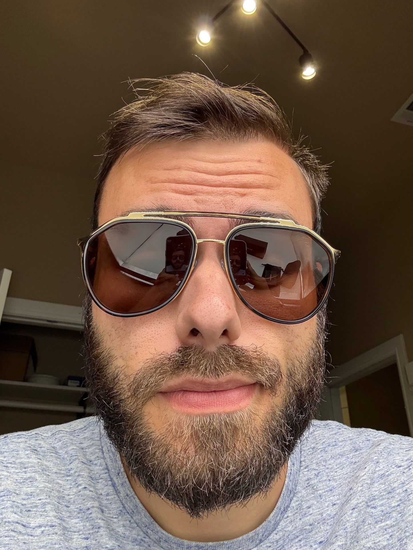 Dolce & Gabbana DG 2277 s Dark Brown / Gold Havana 02 / 73 Italy NEW