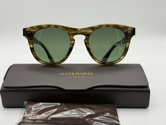 Oliver Peoples Rorke 49mm OV 5509 SU Soft Olive Gradient G-15 173552 Japan Preowned