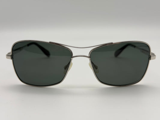 Oliver Peoples Sanford 57mm OV 1130 5133 P2 Silver S Midnight Express VFX Polarized Japan Preowned