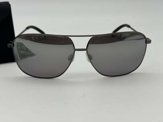 MAUI JIM KAMI 62mm MJ 778-02D GUNMETAL / SILVER BLACK POLARIZED AVIATOR NEW Missing box
