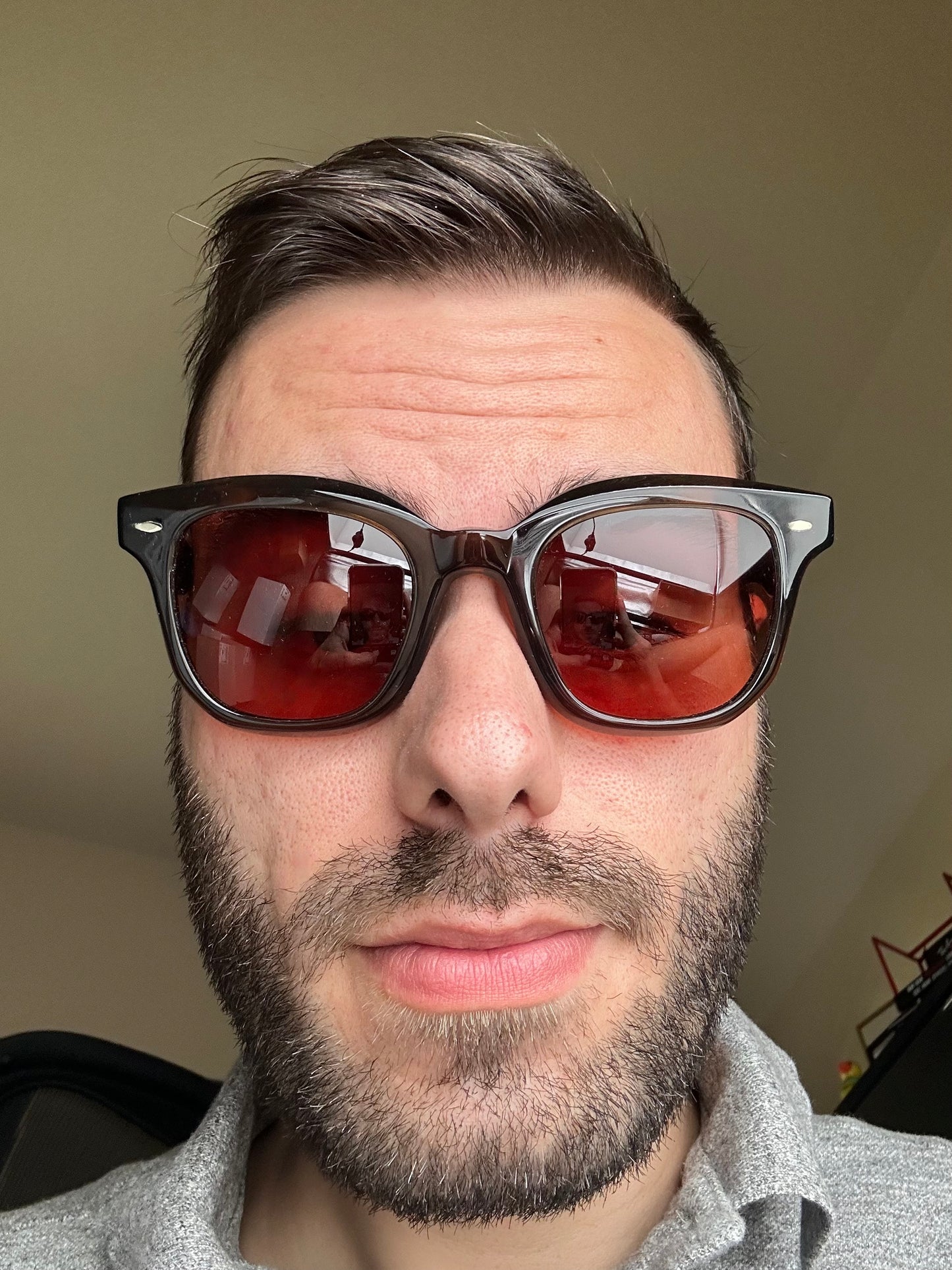 Oliver Peoples Filu' 50mm OV 5472SU 162553 Espresso/Persimmon Italy Sunglasses