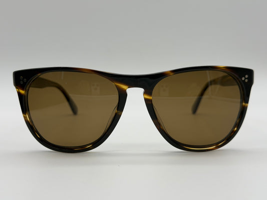 OLIVER PEOPLES Daddy B 58mm Cocobolo Brown Polarized Sunglasses OV5091S Preowned