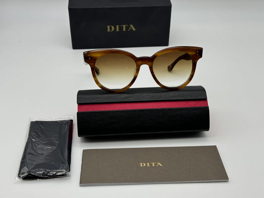 DITA Sunspot 22028-B-AMB-53 Amber Maple w/Brown Lens Sunglasses 53 mm NEW