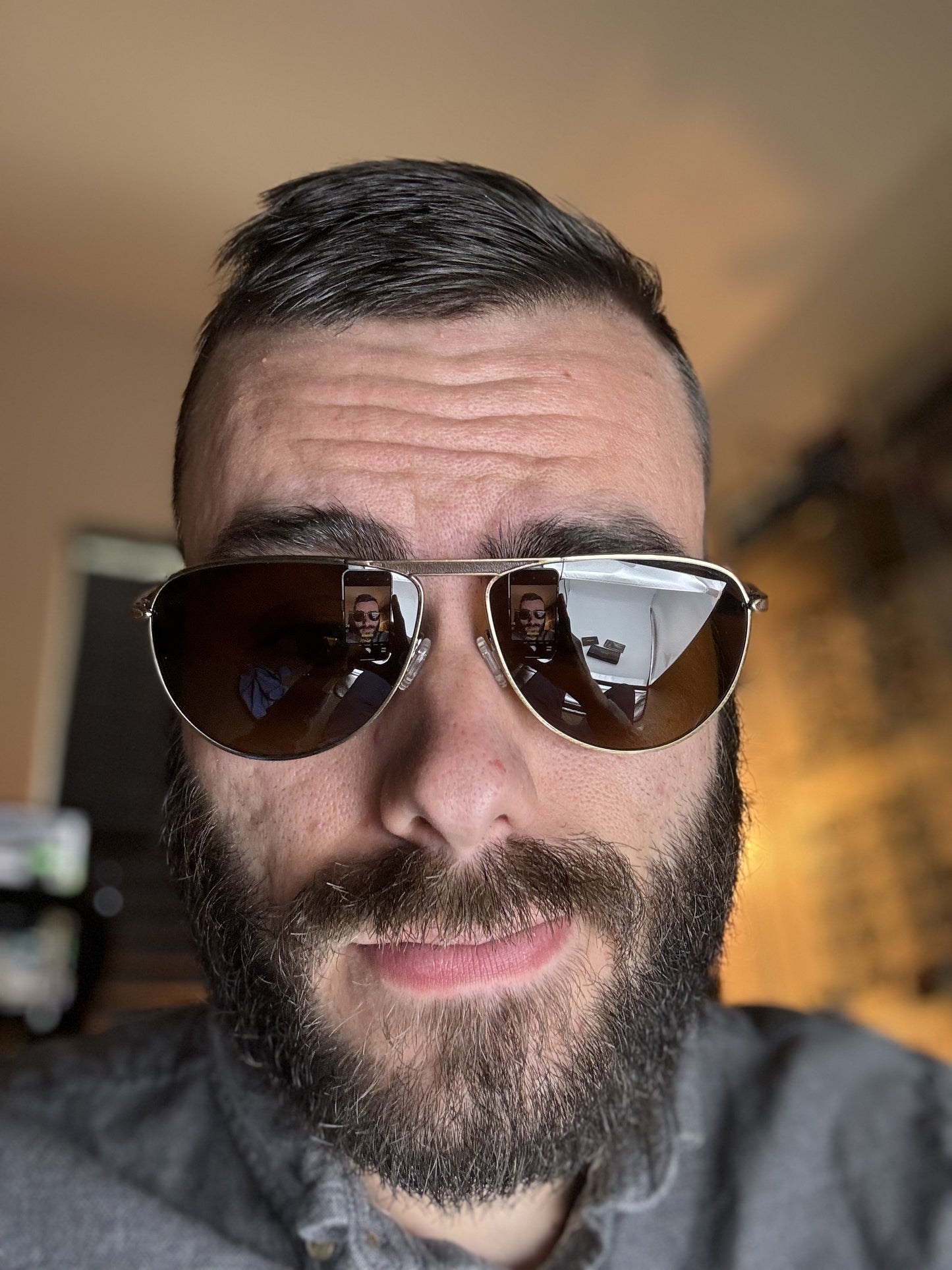 OLIVER PEOPLES POUR BERLUTI CONDUIT STREET Polarized 59mm OV 1213 SQ 5039N6 Italy Tobacco Bisque Antique Gold Bourbon NEW