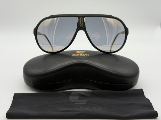 Carrera Endurance 64mm Gold Mirror / Gray Aviator Pilot Sunglasses NEW